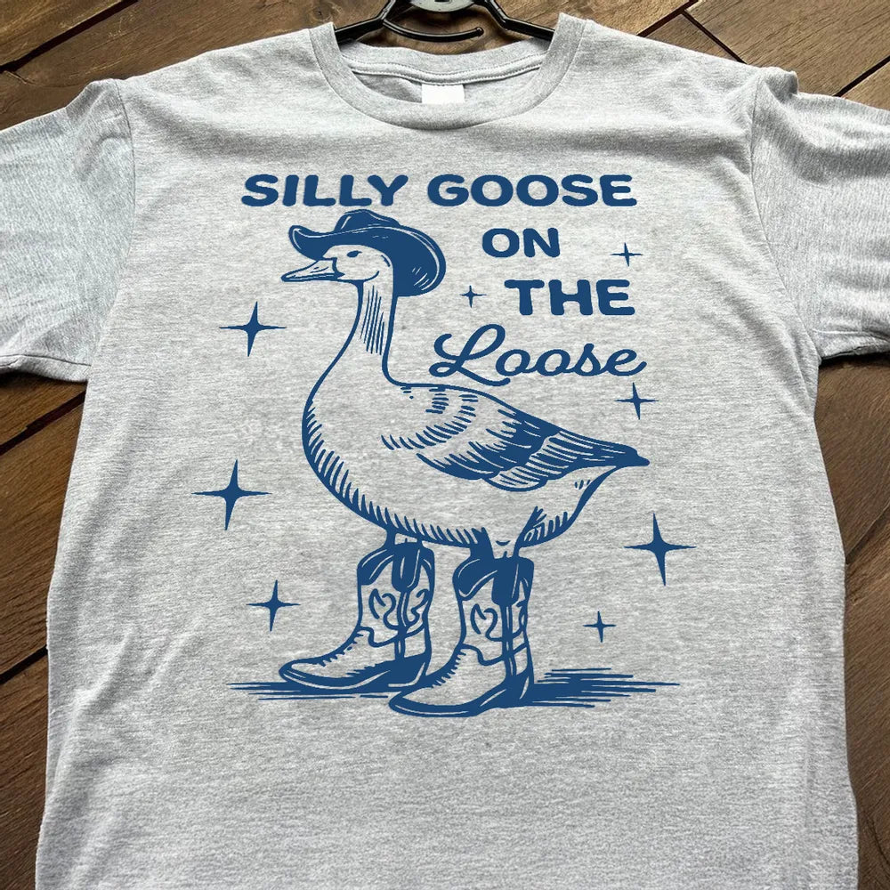 Silly Goose On The Loose Funny Shirt For Kid