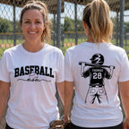 Baseball Mom Baseball Players - Personalized Personalized Double Sided Shirt- Mother's Day Gift For Baseball Mom, Wife