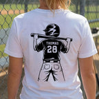 Baseball Mom Baseball Players - Personalized Personalized Double Sided Shirt- Mother's Day Gift For Baseball Mom, Wife