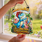 Mamasaurus More Awesome - Personalized Suncatcher - Mother's Day Gift for Mom, Wife