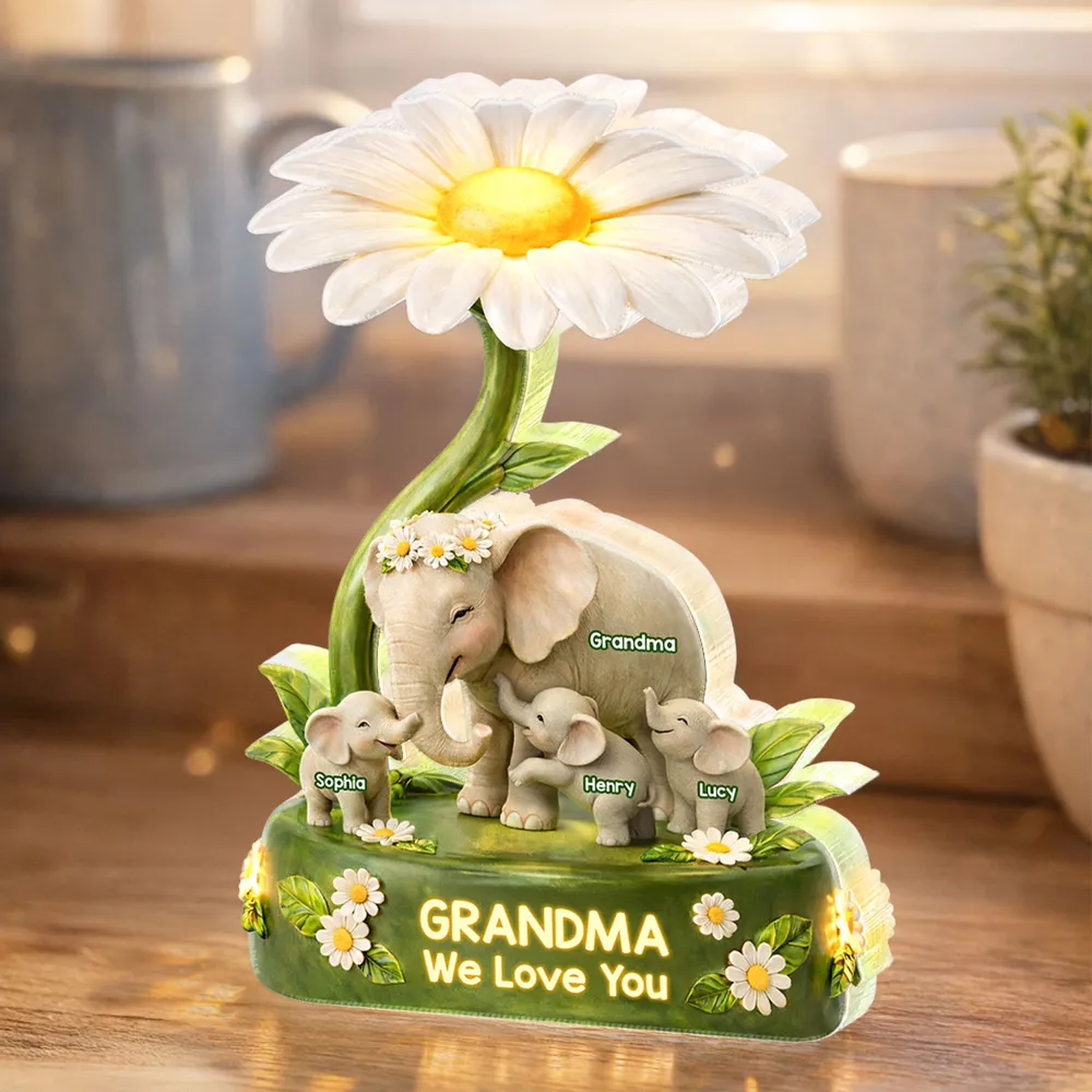 Grandma We Love You - Personalized Acrylic Block Plaque - Gift For Mom, Grandma