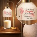 The Only Thing Better is Watching You Be a Mom - Personalized Candle Warmer Lamp - Custom Birth Month Flower, Heartfelt Mother's Day Gift for Daughter