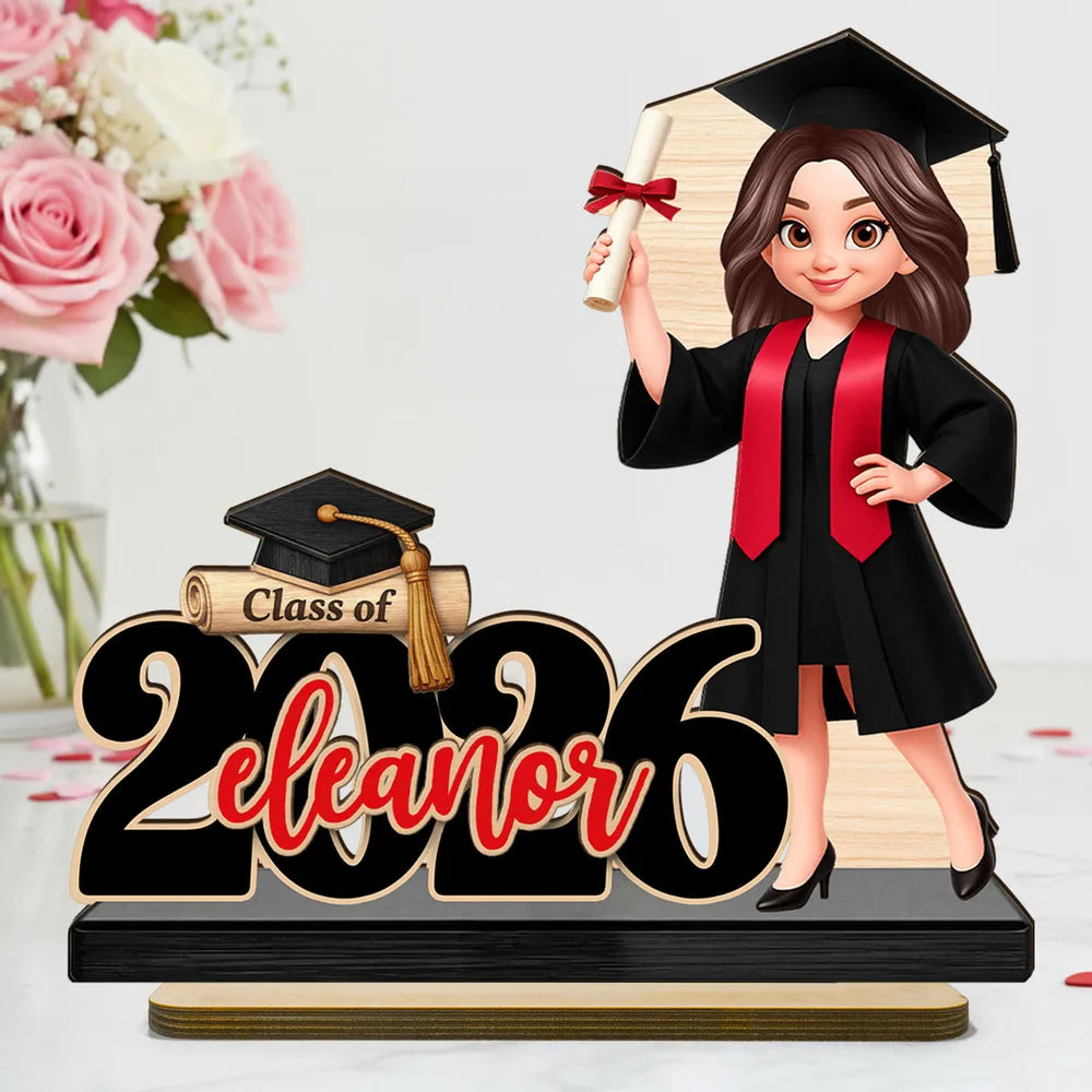 Người Yêu Sách - Book Worm - Tấm Gỗ Đứng Cá Tính 