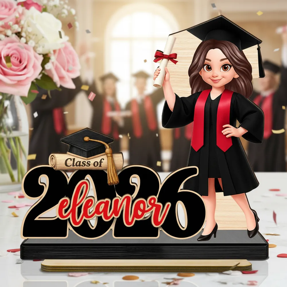 Người Yêu Sách - Book Worm - Tấm Gỗ Đứng Cá Tính 