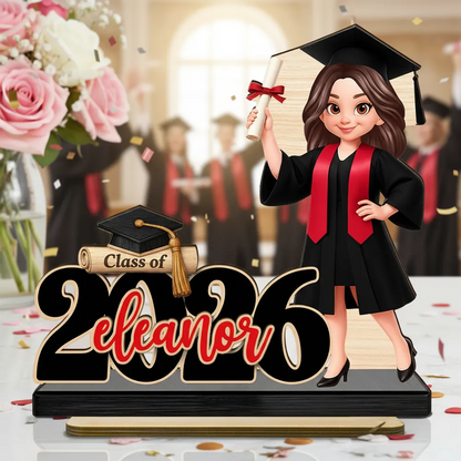 Người Yêu Sách - Book Worm - Tấm Gỗ Đứng Cá Tính 