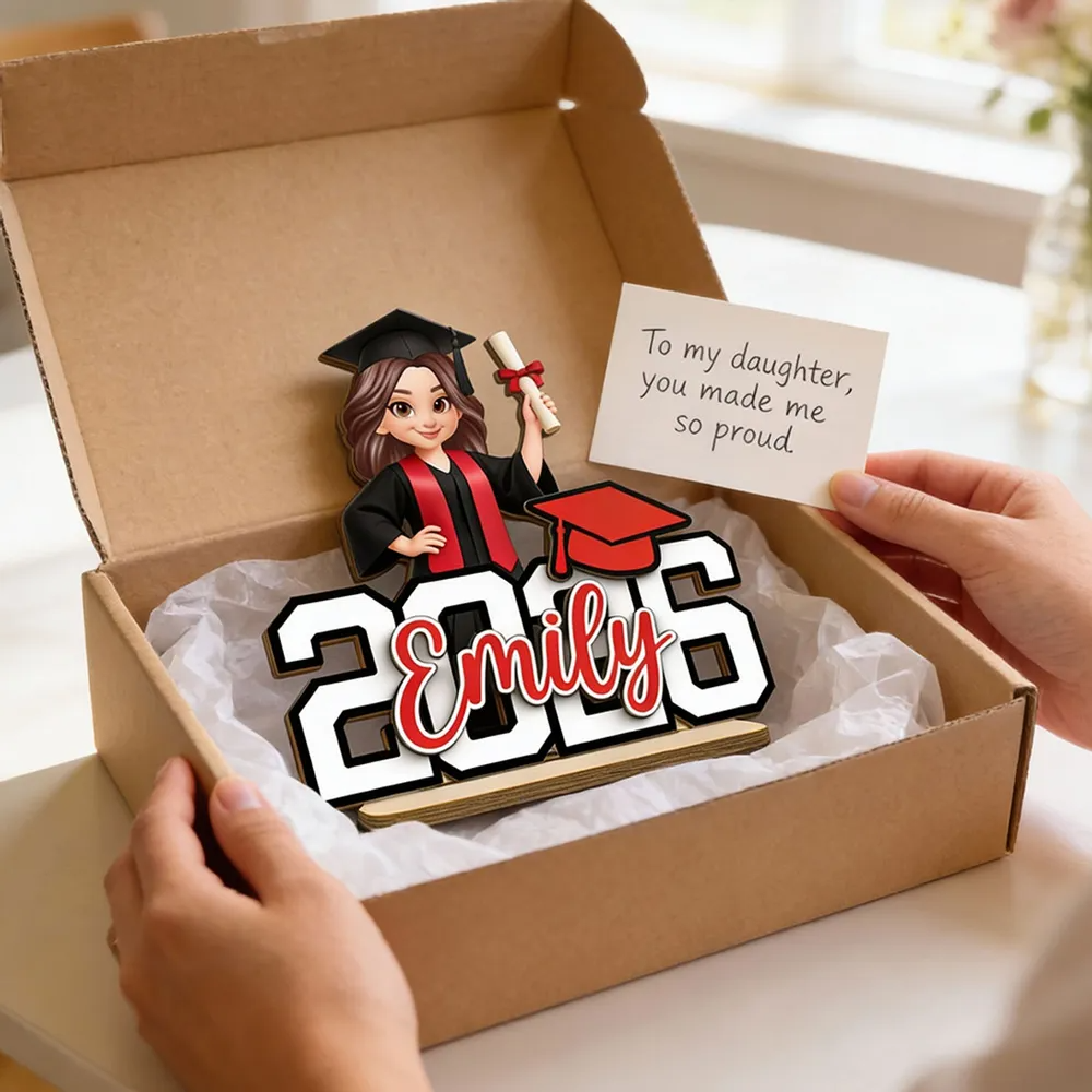 Người Yêu Sách - Book Worm - Tấm Gỗ Đứng Cá Tính 