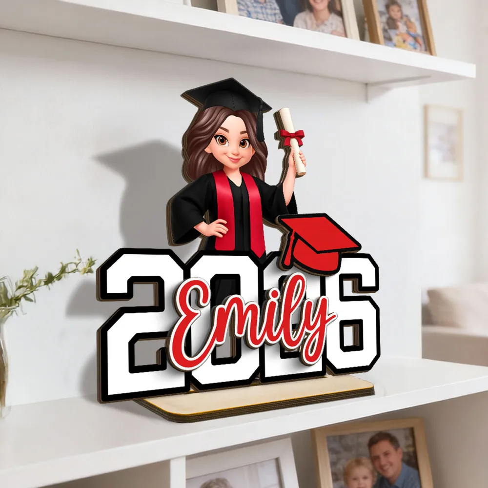 Người Yêu Sách - Book Worm - Tấm Gỗ Đứng Cá Tính 