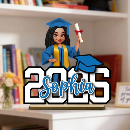 Người Yêu Sách - Book Worm - Tấm Gỗ Đứng Cá Tính 