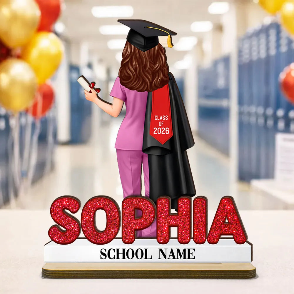 Người Yêu Sách - Book Worm - Tấm Gỗ Đứng Cá Tính 