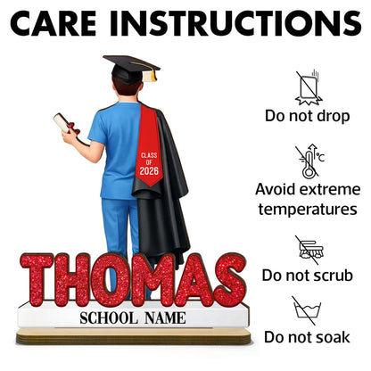 Người Yêu Sách - Book Worm - Tấm Gỗ Đứng Cá Tính 