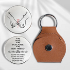 To My Wife Soulmate Best Friend - Personalized Custom Pocket Hug