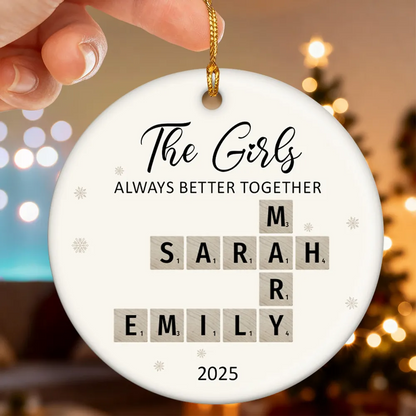 Gia Đình - Hồng Y Mẹ Bố Bà Ông Nội Hồng Y Vòng Tròn Trang Trí