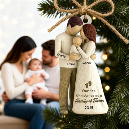 Gia Đình - Hồng Y Mẹ Bố Bà Ông Nội Hồng Y Vòng Tròn Trang Trí