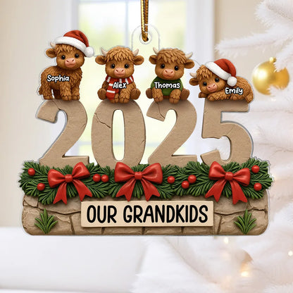 Gia Đình - Hồng Y Mẹ Bố Bà Ông Nội Hồng Y Vòng Tròn Trang Trí