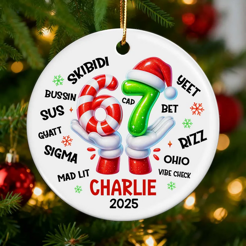 Gia Đình - Hồng Y Mẹ Bố Bà Ông Nội Hồng Y Vòng Tròn Trang Trí