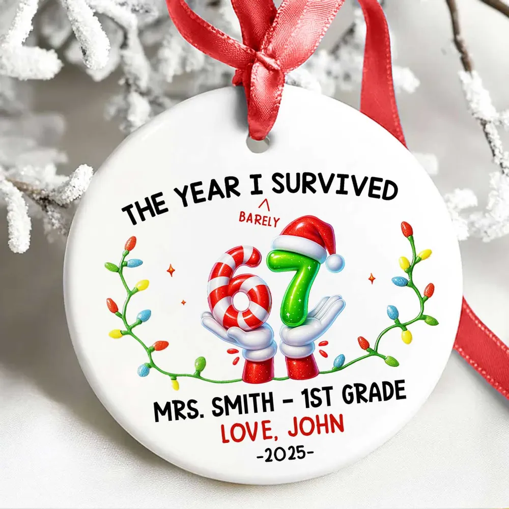 Gia Đình - Hồng Y Mẹ Bố Bà Ông Nội Hồng Y Vòng Tròn Trang Trí