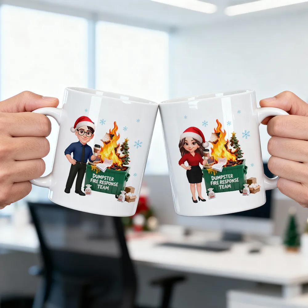 Dumpster Fire Putter-Outer Definition - Personalized Mug - Funny Gift For Coworkers, Boss, Supervisor