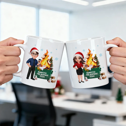 Dumpster Fire Putter-Outer Definition - Personalized Mug - Funny Gift For Coworkers, Boss, Supervisor