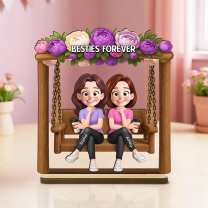 Cặp Đôi - Nắm Tay Mãi Mãi - Tấm Gỗ Cá Tính 