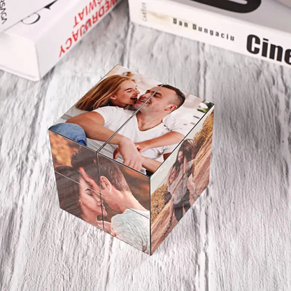 Personalized Eternal Love Custom Photo Cube| Wedding Gift, Anniversary Gift, Birthday Gift For Him, For Her