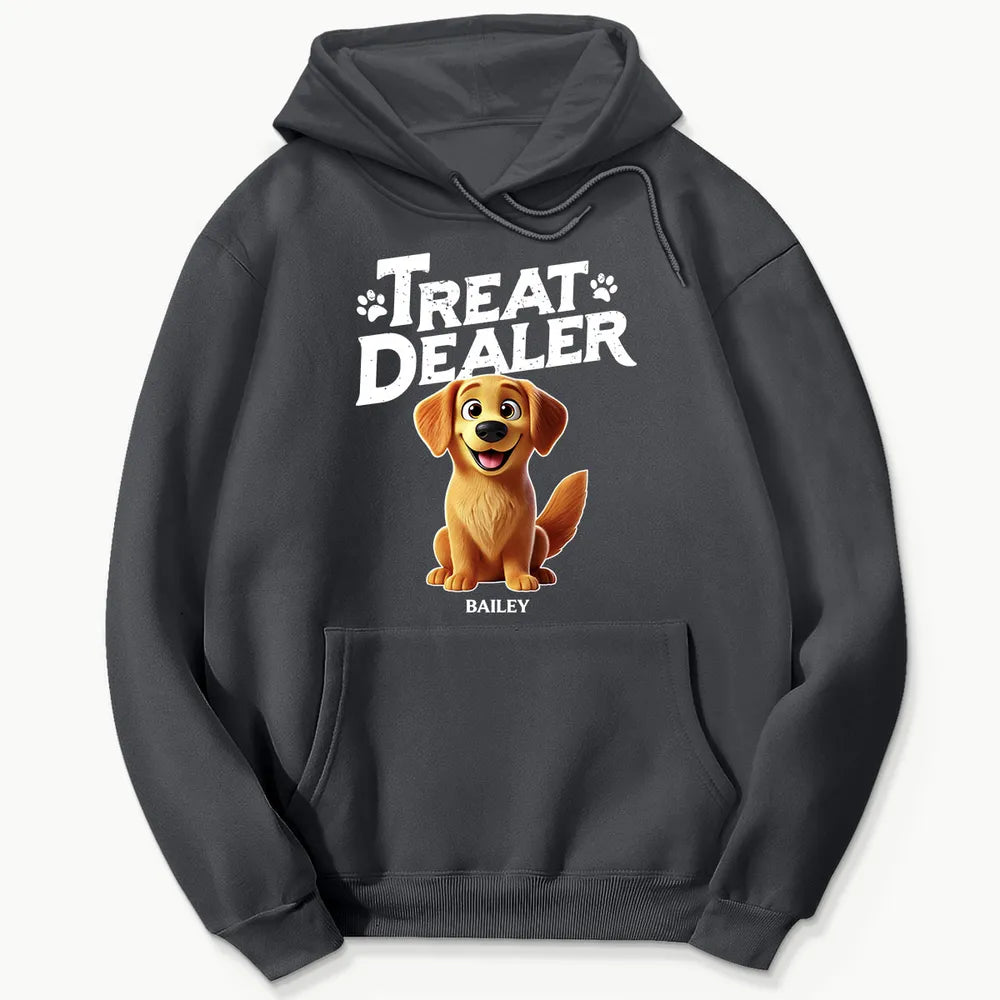 3D Effect Cartoon Dog Treat Dealer Personalized Shirt, Gift For Dog Lovers