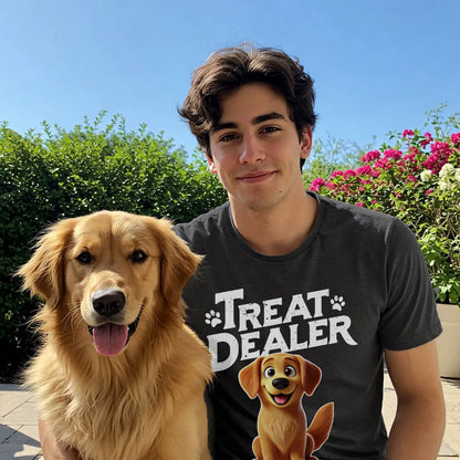 3D Effect Cartoon Dog Treat Dealer Personalized Shirt, Gift For Dog Lovers