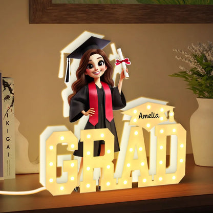 3D Effect 2025 Graduation Marquee Letters Personalized Light Box, Graduation Gift, Senior, Class of 2025