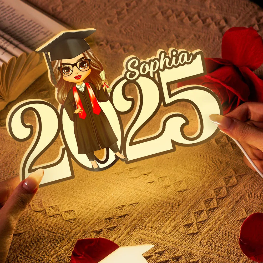2025 Graduation Senior Personalized Light Box, Graduation Gift