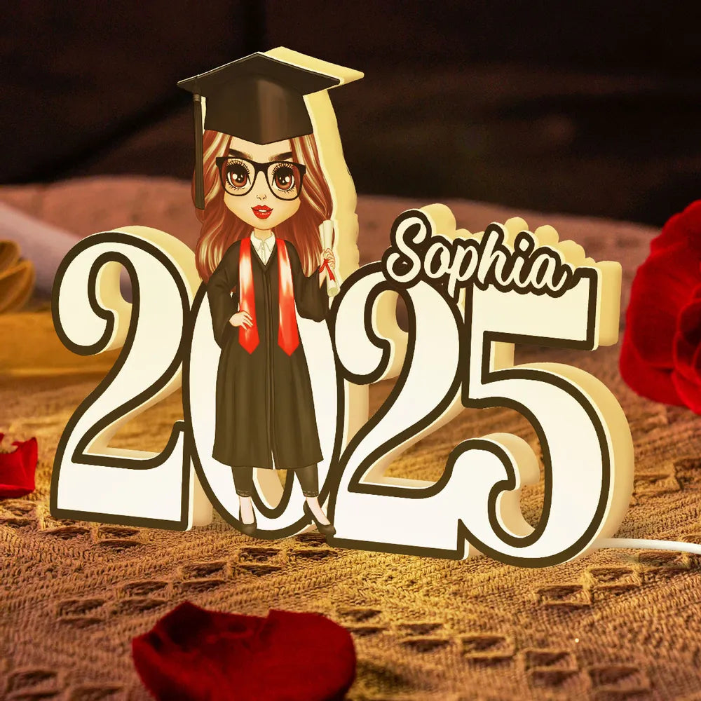 2025 Graduation Senior Personalized Light Box, Graduation Gift