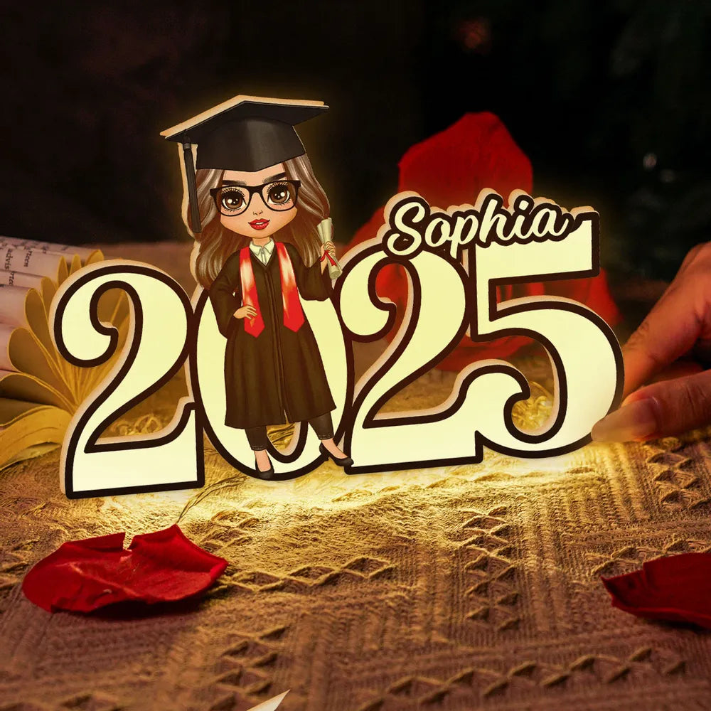 2025 Graduation Senior Personalized Light Box, Graduation Gift