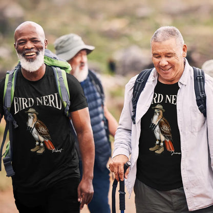 Bird Nerd Funny Bird Watcher Shirt, Twitcher Shirt, Gift for Bird Lover Personalized Dark Color Shirt