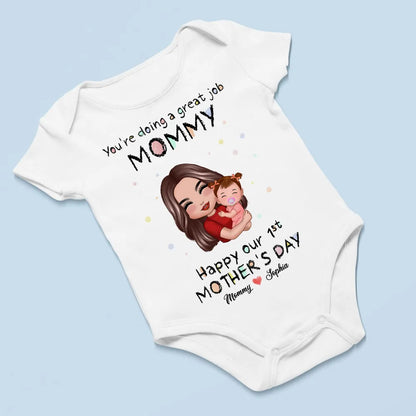 You're Doing Great Job Mommy Daddy Personalized Baby Onesie Baby Shirt