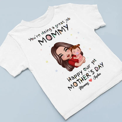 You're Doing Great Job Mommy Daddy Personalized Baby Onesie Baby Shirt