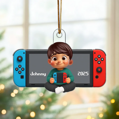 Gamer 3D Effect - Personalized Acrylic Ornament