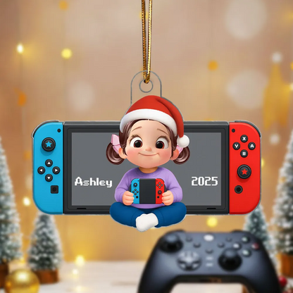 Gamer 3D Effect - Personalized Acrylic Ornament