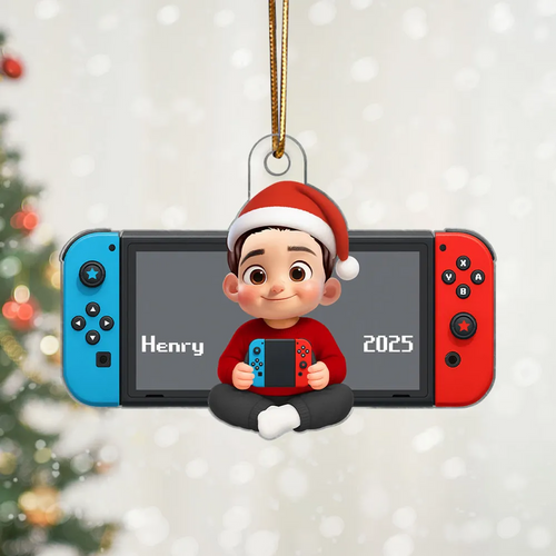 Gamer 3D Effect - Personalized Acrylic Ornament