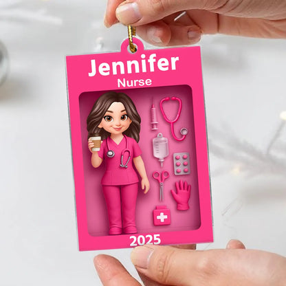 Gia Đình - Hồng Y Mẹ Bố Bà Ông Nội Hồng Y Vòng Tròn Trang Trí