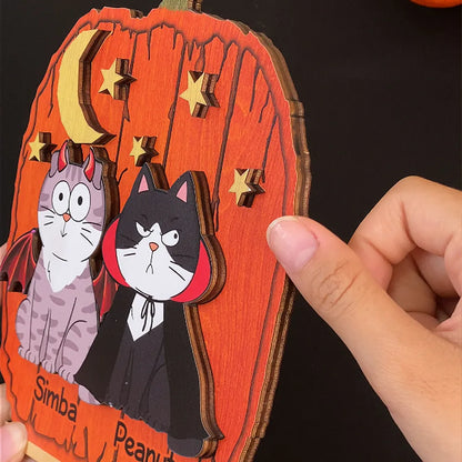 Người Yêu Sách - Book Worm - Tấm Gỗ Đứng Cá Tính 