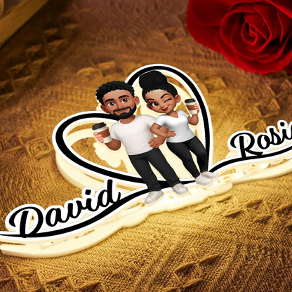 Gia Đình - Giữ Ánh Sáng - Hộp Đèn Khung Ảnh Cá Tính (HL) 