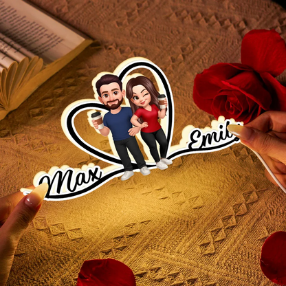 Gia Đình - Giữ Ánh Sáng - Hộp Đèn Khung Ảnh Cá Tính (HL) 