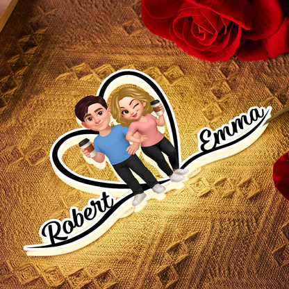 Gia Đình - Giữ Ánh Sáng - Hộp Đèn Khung Ảnh Cá Tính (HL) 