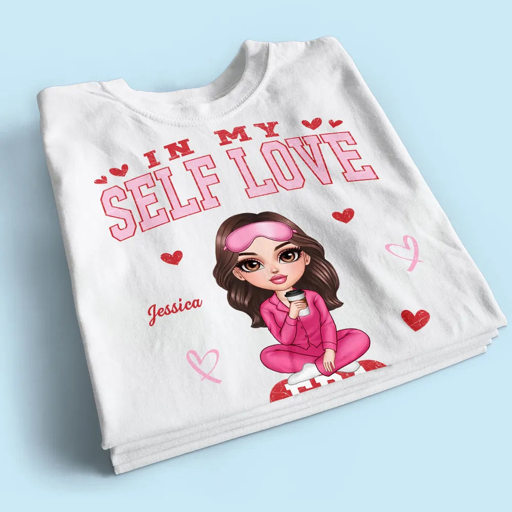 In My Self Love Era Valentine's Personalized Sweater, Personalized Valentine Anti-Valentine Sweater