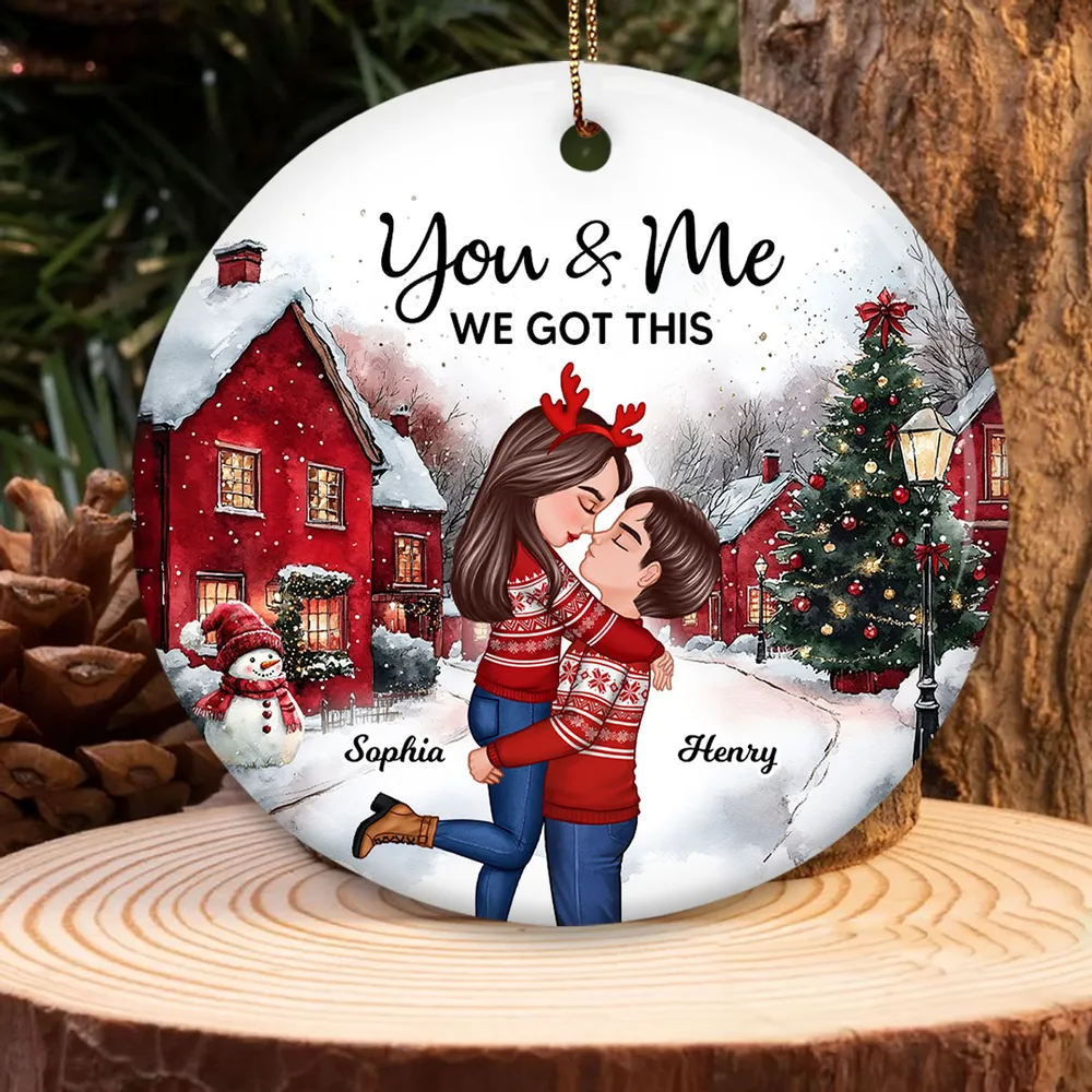 Couple You And Me We Got This Winter Scenes Personalized Acrylic Ornament