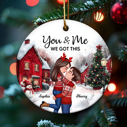 Couple You And Me We Got This Winter Scenes Personalized Acrylic Ornament