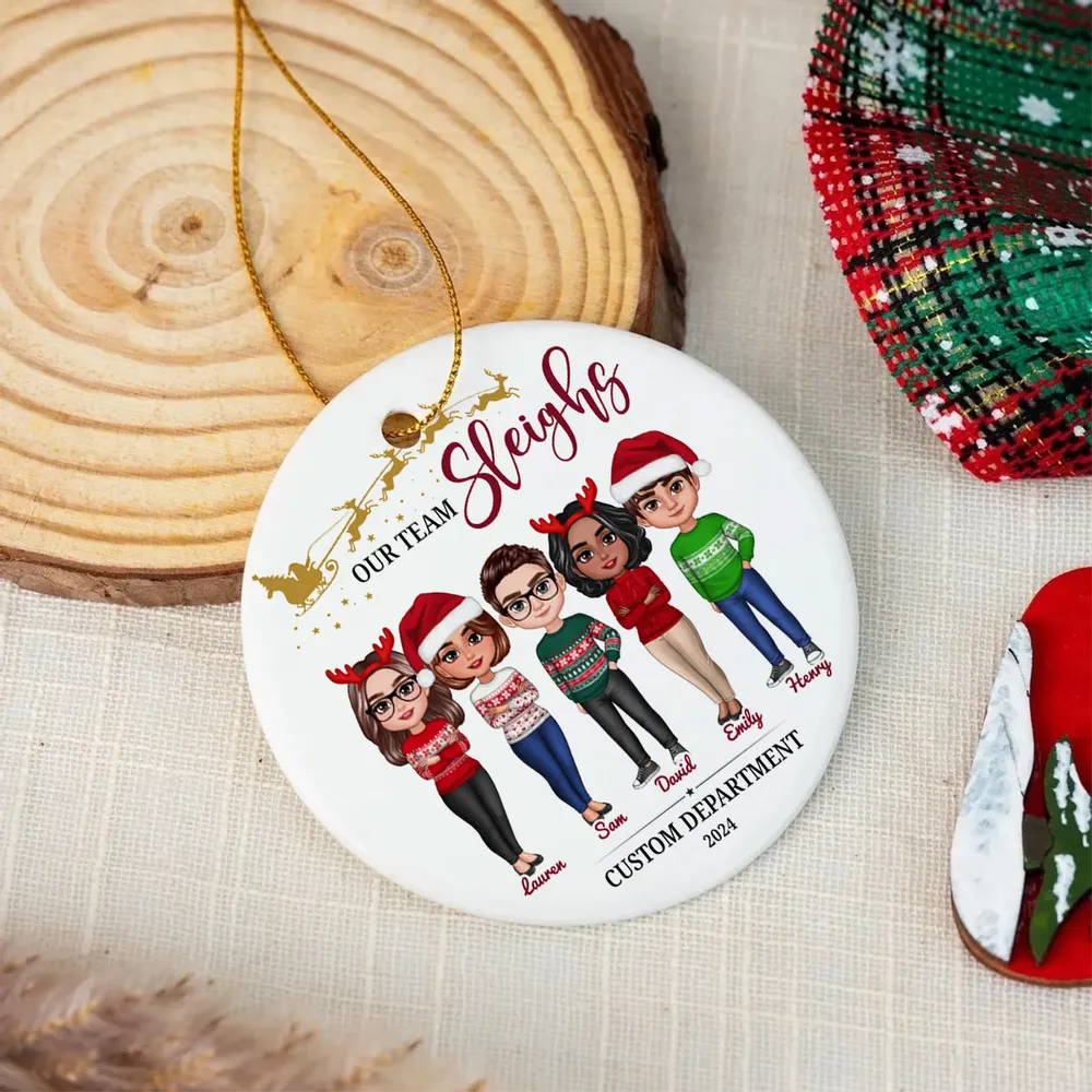 Gia Đình - Hồng Y Mẹ Bố Bà Ông Nội Hồng Y Vòng Tròn Trang Trí