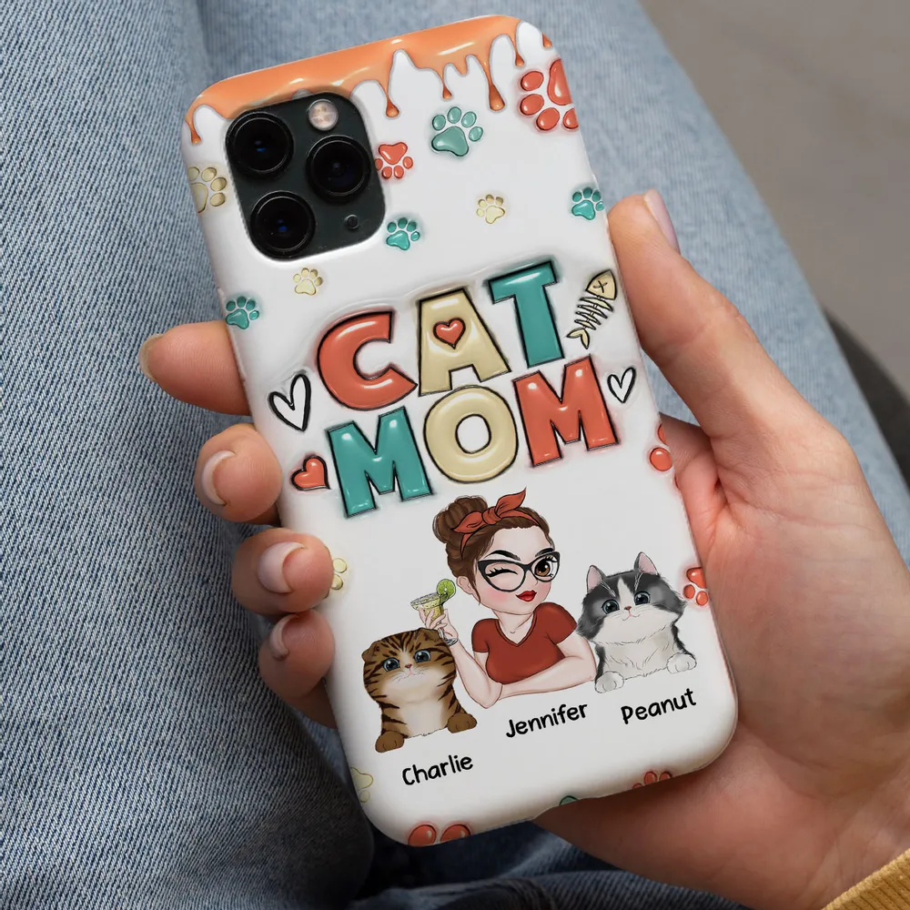 My Lovely Cat - Personalized Custom 3D Inflated Effect Phone Case