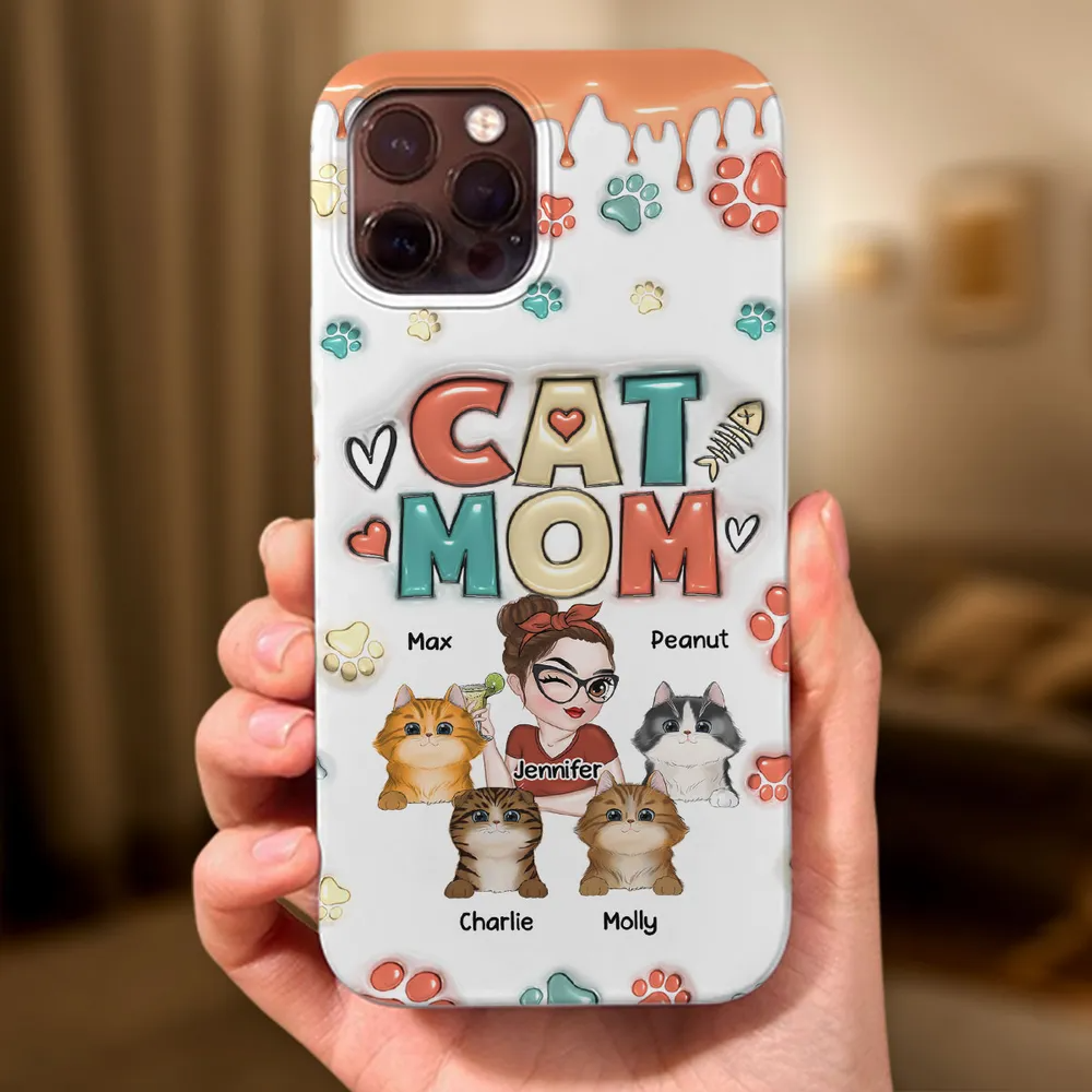 My Lovely Cat - Personalized Custom 3D Inflated Effect Phone Case