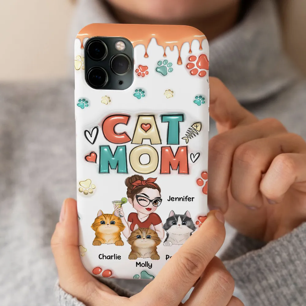 My Lovely Cat - Personalized Custom 3D Inflated Effect Phone Case