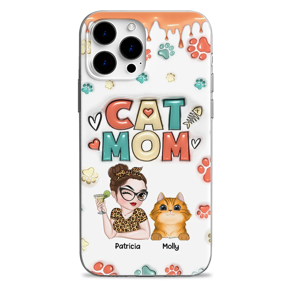 My Lovely Cat - Personalized Custom 3D Inflated Effect Phone Case