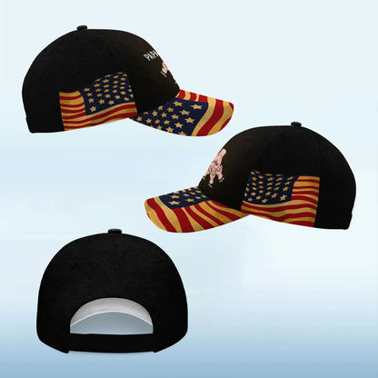 Grandpa Fist Bump Nation Flag Personalized Classic Cap